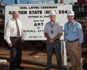 NASSCO Lays Keel for Third APT Tanker