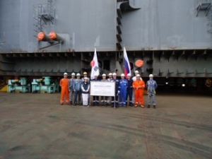 SHI Lays Keel for SCFs Lead Arctic Shuttle Tanker