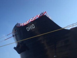 Crowley Christens First of Four LNG-Ready Tankers