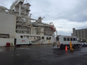 Livestock Carrier Catches Fire in Australias Port of Portland