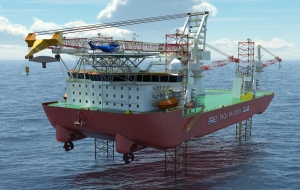 Huisman Contracted for Huge Leg Encircling Crane
