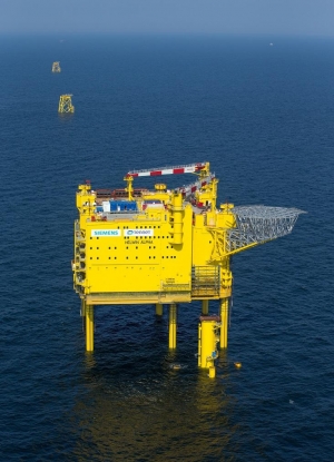 Siemens Installs First North Sea Platform