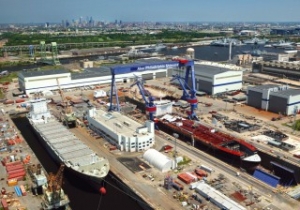 Philly Shipyard Starts Building APTs 1st LNG-Ready Tanker