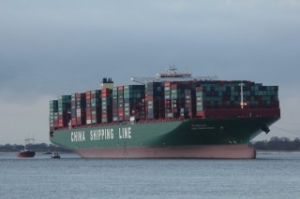 Update: CSCL Indian Ocean Reaches Hamburg