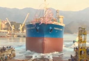 VIDEO: Thorcos Tenth Newbuilding Makes a Splash