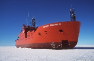 Blizzard Grounds Aurora Australis in Antarctica