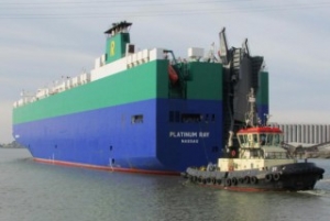Car Carrier Continues Journey after Grounding off Colombia
