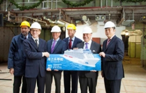 MEYER WERFT Lays Keel for NCLs 1st Ship Tailored for Chinese Market