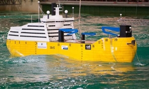 Offshore Hotel Ship Kept Steady by Built in Waves