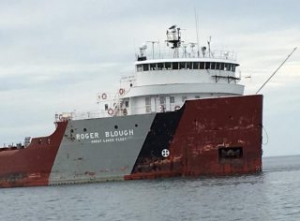Bulker Roger Blough Remains Aground in Lake Superior