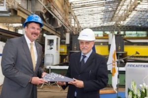Fincantieri Starts Building Seabourn Ovation