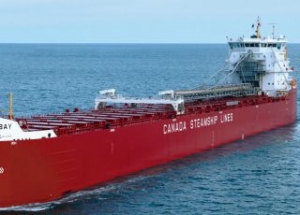 CSL Bulk Carrier Aground in St. Lawrence River Channel