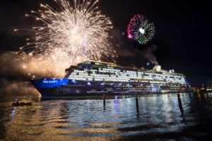 Gallery: Mein Schiff 5 Christened off Lübeck-Travemünde