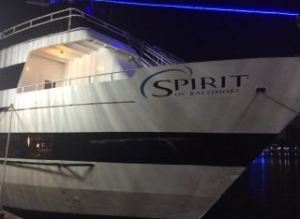 Passenger Ship Allides with Pier in Baltimore