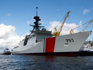 Ingalls Shipbuilding Christens Coast Guard Cutter Hamilton