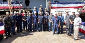 Gallery: NASSCO Lays Keel for 5th APTs ECO Tanker