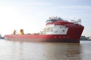 IHC Merwede Launches  Pipelaying Vessel