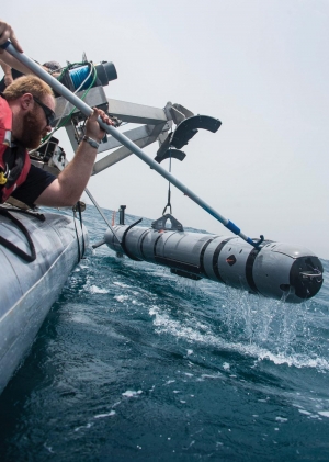 AUV Deployment by the  U.S. Navy 5th Fleet