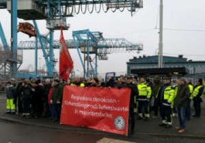 New Strike Halts Ops at APM Terminals Gothenburg