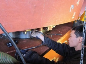 Permanent Underwater Rudder Repair in Antwerp