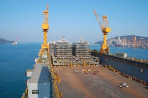 DSME Lays Keel for Petronas’ First Floating LNG Facility