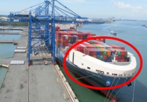Windshield on MOL Boxship Cuts CO2 Emissions