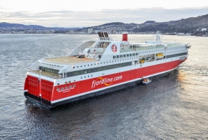Fjord Lines New LNG Powered Ferry Tested in Trondheim Fjord (Norway)