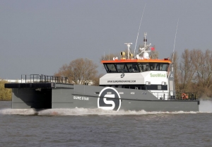 Damen Hands Over Twin Axe Fast Crew Supplier to Sure Wind