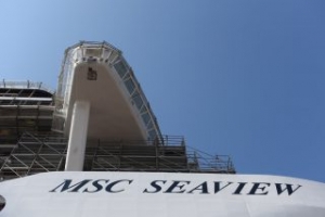 MSC Seaview Floated Out in Italy
