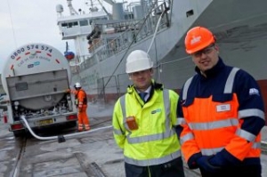 First LNG Bunkering Carried Out in the UK