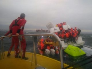 68 Rescued from Listing Ferry off South Africa