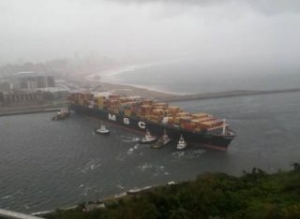 Durban Update: MSC Boxship, Others Refloated. One Killed by Shipping Container.