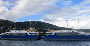 Incat Crowther Floats Out Pair of Catamaran Passenger Ferries (USA)