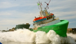 USA: Eastern Shipbuilding Splashes M/V BRAVANTE V
