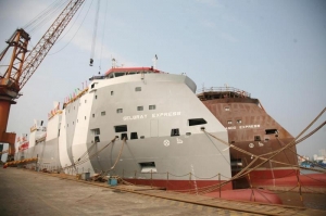 Vroon Takes Delivery of Its Third Livestock Carrier