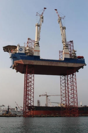 Indonesia Shipyard Offshore Rig: Jacking Trial Successful