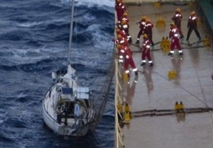 Crown Sapphire Responds to a Distress Call