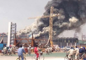Avance Newbuilding Catches Fire