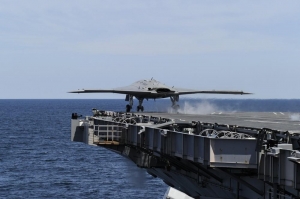 Naval Aviation History in the Making Aboard CVN 77