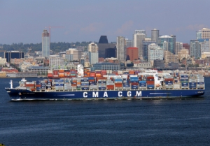 CMA CGM Attila Hits Dock in Vancouver