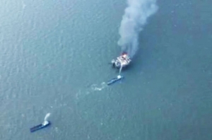 VIDEO: Fire Breaks Out on board Baker Platform, Alaska