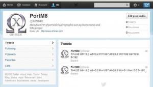 Navigation, Tide and Weather  Information via Twitter