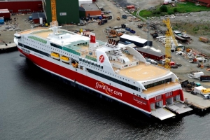 Bergen Group Christens Fjord Lines New Cruise Ferry (Norway)
