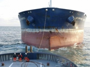 Disabled SCF Tanker Towed Back to Le Havre