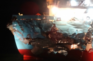 Cargo Ships Collide off Latvia