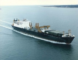 US Naval Cargo Ship Aground near Okinawa