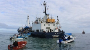 Cargo Ship Runs Aground off Galapagos