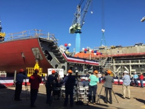 Gallery: NASSCO Lays Keel for First ECO Tanker