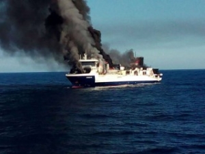 Update: Fire Aboard Spanish Ferry Contained