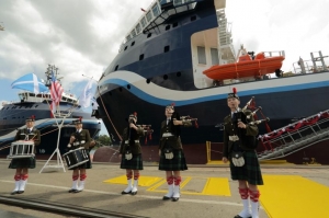 Remontowa Holds Christening Ceremony for Two Eco-Friendly PSVs
